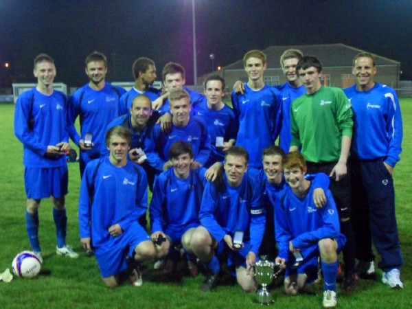 Victorius Wilts FA Youth Cup Final Winners 2010/11
Back Row:- Stanners B, Ackrill C, Rees J, Stanners R, Wells B, Moody C, Hiscock A, Swatridge A, Howell I (coach)
Middle Row:- Hopkins R (Manager) Wrona G
Skeates J, Gregory J, Elliot R (c), Brown S, Burke A
