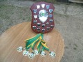 The Andy Hinks Memorial Trophy sponsored by John Hollilee Builders and Winners' Medals