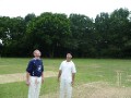 Finalists: Ross Kemp (Belmont Allstars) and Jed O'Brien (Jed's Jokers) toss a coin to decide the order of play.