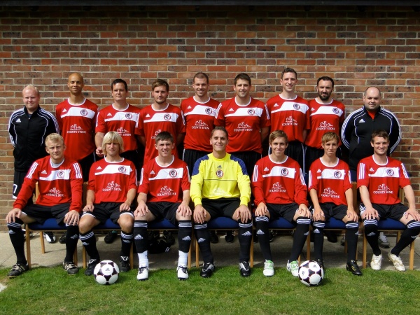 Top row left to right - Ben Cox, Richard Lartey, David Kennard, Darran Cox, Gary Jefkins, Barry McCoy(Captain), James Kewell, Nathan O'Brennan, Chris Hanmore
Bottom row left to right - Joe Newton, Sid Green, Tom Kelly, Ash Rochester, Tom Jefkins, Joe Jefkins, Jamie Buitenhuis
Missing from photo - Alan Sheppard, Hugh Howden, Adam Yaxley, Pete Cairns, Jack Holder, Simon Oakes, Jamie Smith, Rhys Watling Top row left to right - Ben Cox, Richard Lartey, David Kennard, Darran Cox, Gary Jefkins, Barry McCoy(Captain), James Kewell, Nathan O'Brennan, Chris Hanmore
Bottom row left to right - Joe Newton, Sid Green, Tom Kelly, Ash Rochester, Tom Jefkins, Joe Jefkins, Jamie Buitenhuis
Missing from photo - Alan Sheppard, Hugh Howden, Adam Yaxley, Pete Cairns, Jack Holder, Simon Oakes, Jamie Smith, Rhys Watling