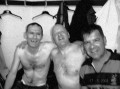 Clarke, Me and Rod after 75th Game at club