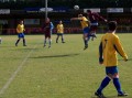 Skipper Frost in the thick of the action during FA Cup clash with Long Buckby.