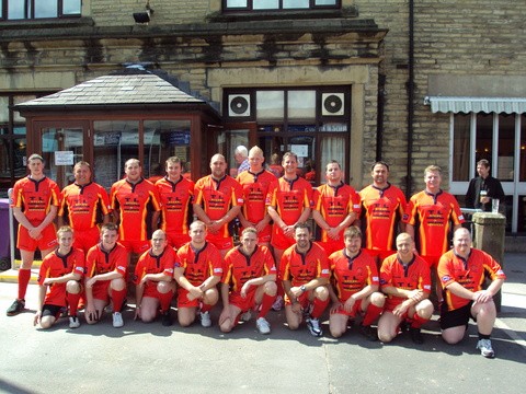 Back Row: J.Baxter,Iddon,Duncan,Brakewell,Jackson,Young,Topping,Whewell,Carr,Clegg
Front Row: Lee,Sheils,R.Sumner,A.Farrington,Gallimore,Cadwallader,Nuttall,Swarbrick,L.Sumner