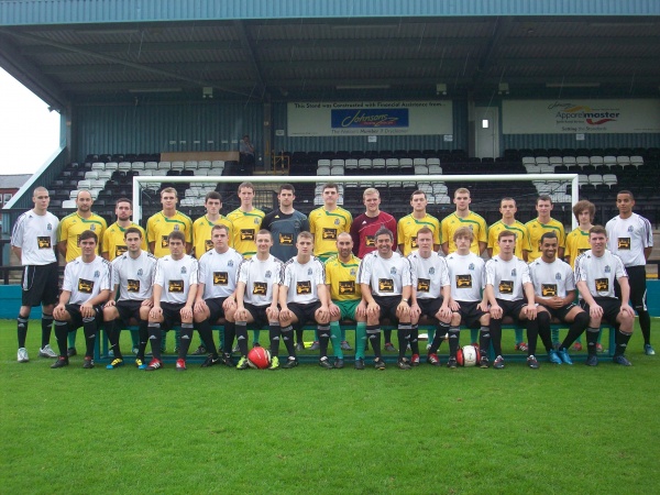 Back L-R: Rob Doran, Karl Bergqvist, Joe O'Connell, Jay Wynne, Danny Kelly, David McCann, Callum Williams, Sean Isherwood, Dean Pye, Anthony Shinks, Jamie Watkinson, John Cross, Peter Donnelly, Paul Gavin, Dwain Artry.
Front L-R: Liam Duff, Paul Pearson, Brad Foster, Josh Hart, Phil Ferguson, Louis Francis, Ronnie McGowan (Assistant Manager), Dave Radin (Manager), Steven Gail, Kieran Jones, Chris Vivian, Tom Bobb, Michael Anderson. Back L-R: Rob Doran, Karl Bergqvist, Joe O'Connell, Jay Wynne, Danny Kelly, David McCann, Callum Williams, Sean Isherwood, Dean Pye, Anthony Shinks, Jamie Watkinson, John Cross, Peter Donnelly, Paul Gavin, Dwain Artry.
Front L-R: Liam Duff, Paul Pearson, Brad Foster, Josh Hart, Phil Ferguson, Louis Francis, Ronnie McGowan (Assistant Manager), Dave Radin (Manager), Steven Gail, Kieran Jones, Chris Vivian, Tom Bobb, Michael Anderson.