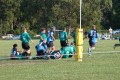 Will Barling (No 6) surveys the play